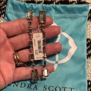 Kendra Scott Rhodium Gideon Earrings